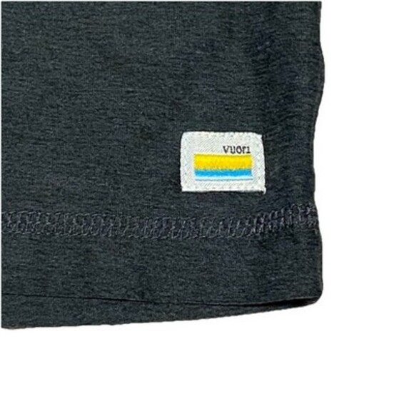 Vuori Mens Shirt Small Black Basic Tee Thin Casual Gym Workout Minimalist tech - Picture 2 of 6